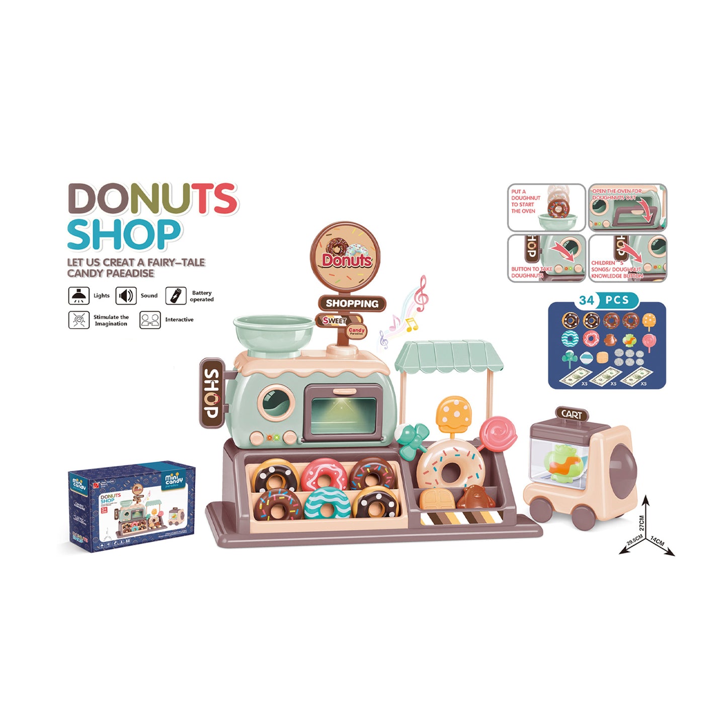 Chipolino Donut Dükkanı Seti