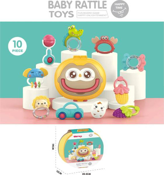 Chipolino Bebek Diş Kaşıyıcı ve Çıngırak - 10 Parça